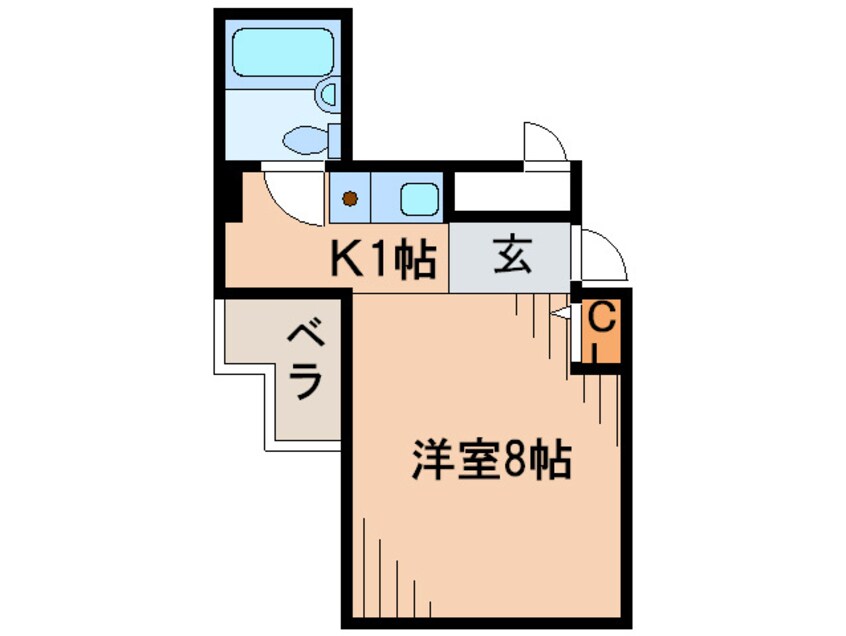 間取図 コープ野村西宮クオリティ門戸