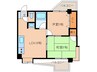 サンビルダー新神戸 2LDKの間取り