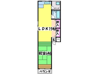 間取図 コーポ元町