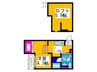 Attic堺 1Kの間取り