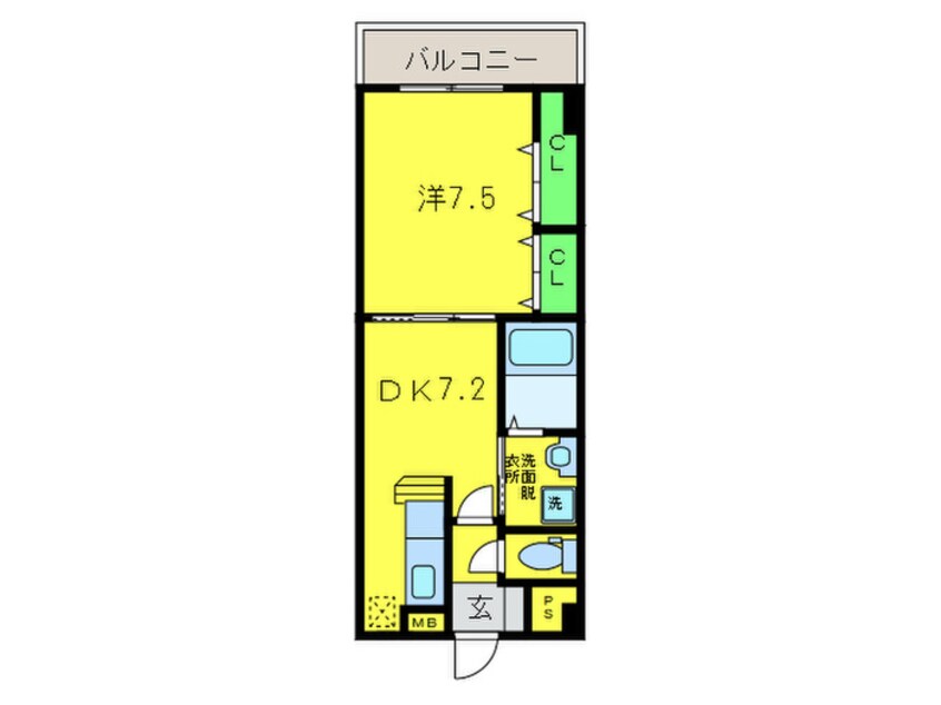 間取図 リバ－コ－ト浅香