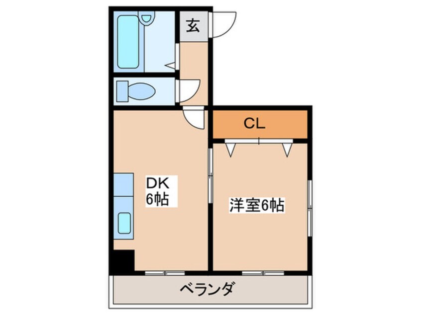 間取図 プレステル桑津