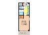 Ｅ－ＧＡＴＥ 1Kの間取り