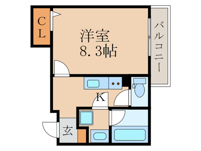 間取り図 グランシャイン伏見桃山