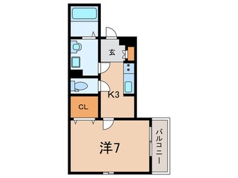 間取図 ハイツ　ユベーレン