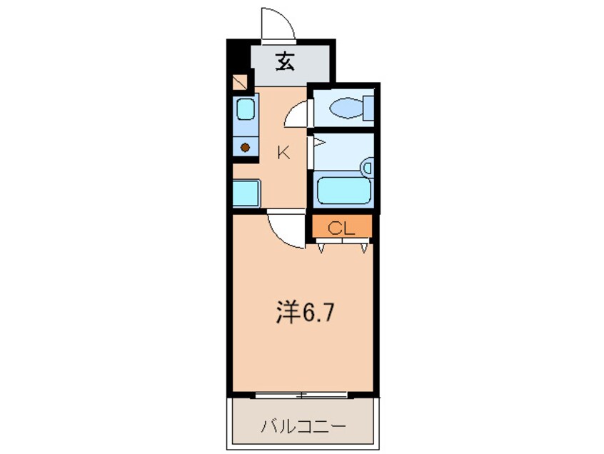 間取図 アクティ塚口