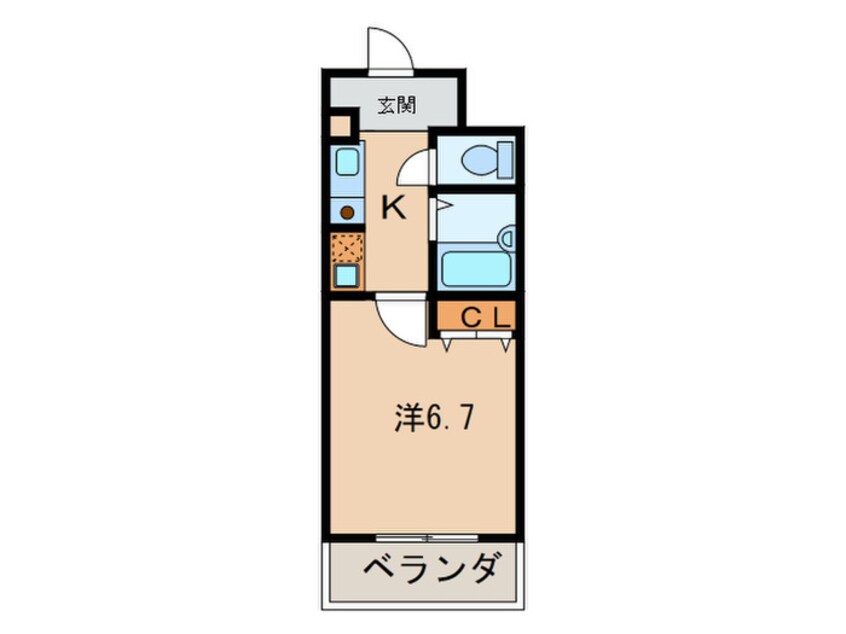 間取図 アクティ塚口