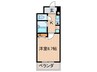 アクティ塚口 1Kの間取り
