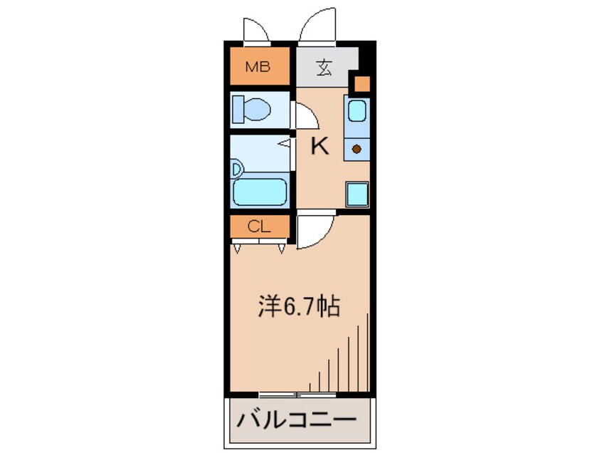 間取図 アクティ塚口