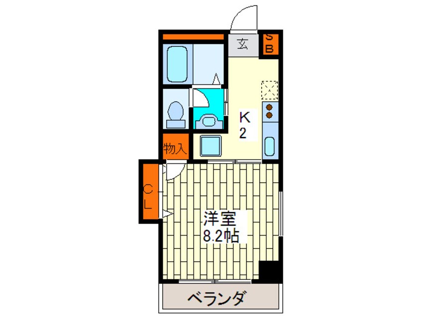 間取図 ヒルズ５谷町