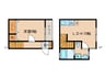 プラウド御陵 1LDKの間取り
