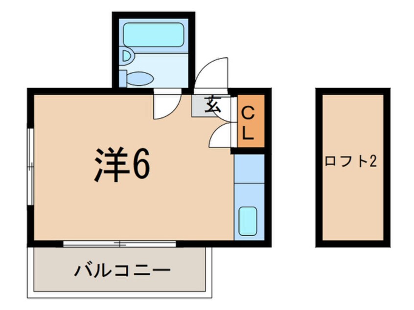 間取図 リッツハイツ馬場通