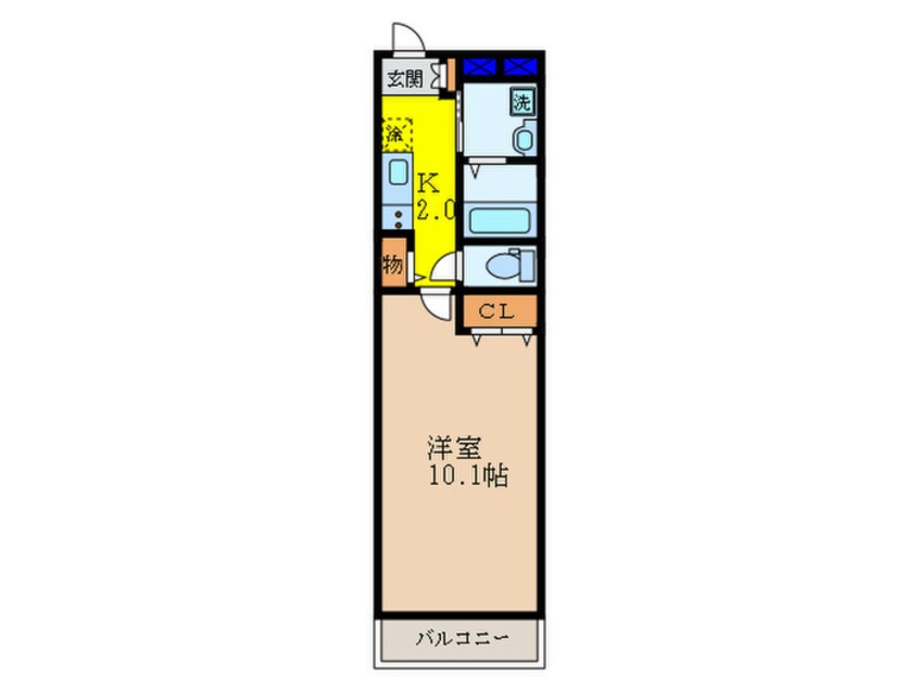 間取図 フジパレス高井田