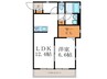 ユアメゾン梅津北 1LDKの間取り