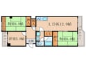 ﾛｰｽﾞﾏﾝｼｮﾝ藤ノ森A棟(902)の間取図