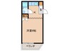 日陽ビル 1Kの間取り