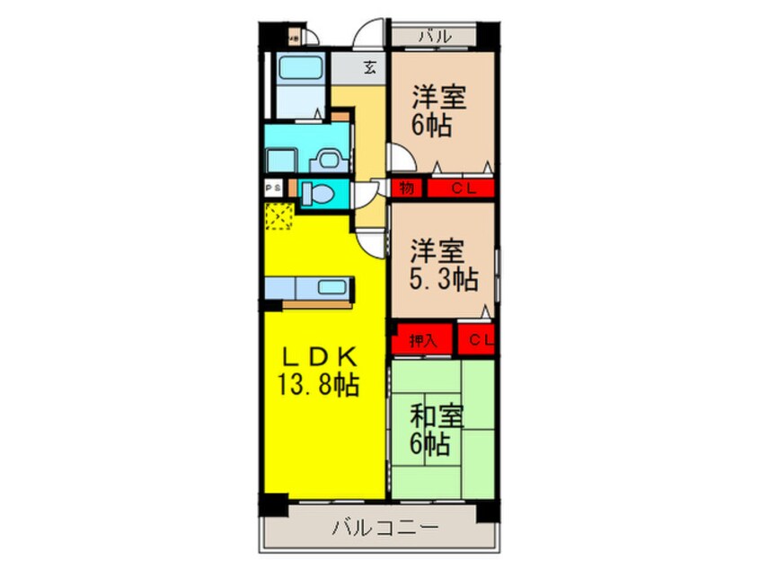 間取図 ソア－ル