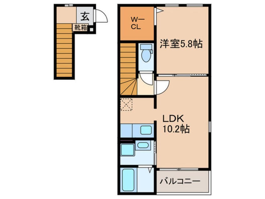 間取図 プレステジアルファ