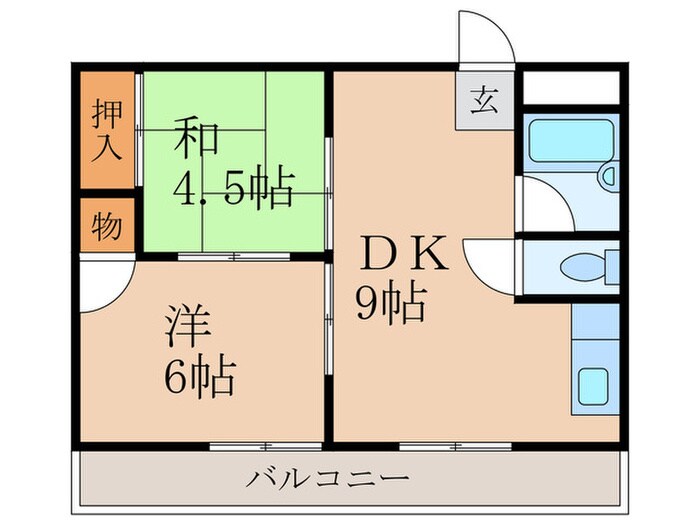 間取り図 メゾン南塚口（３Ｆ)
