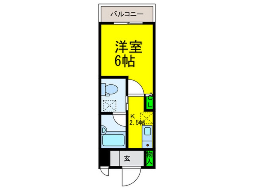 間取図 ウッディ天下茶屋