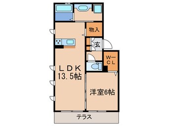 間取図 ル・クール鳥羽