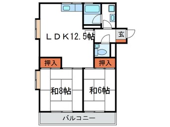 間取図 ケンコ－ハイツ