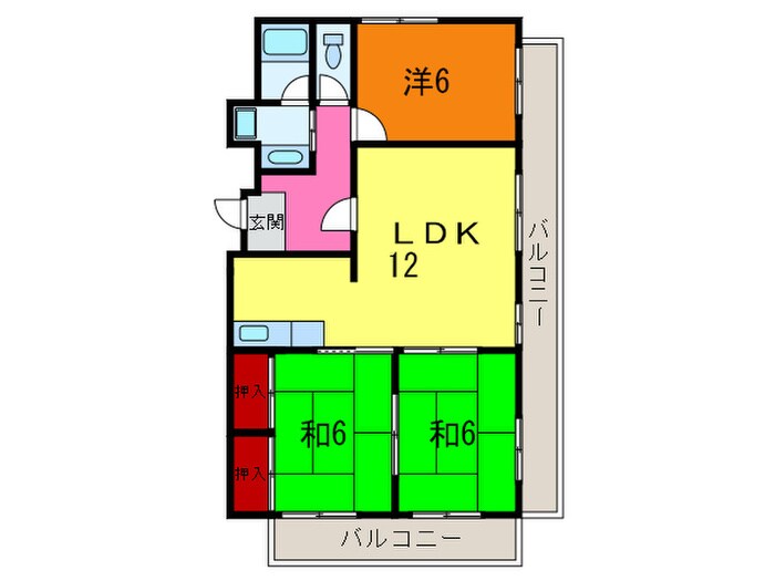 間取り図 ケンコ－ハイツ