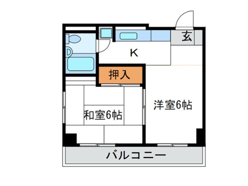 間取図 ケンコ－ハイツ