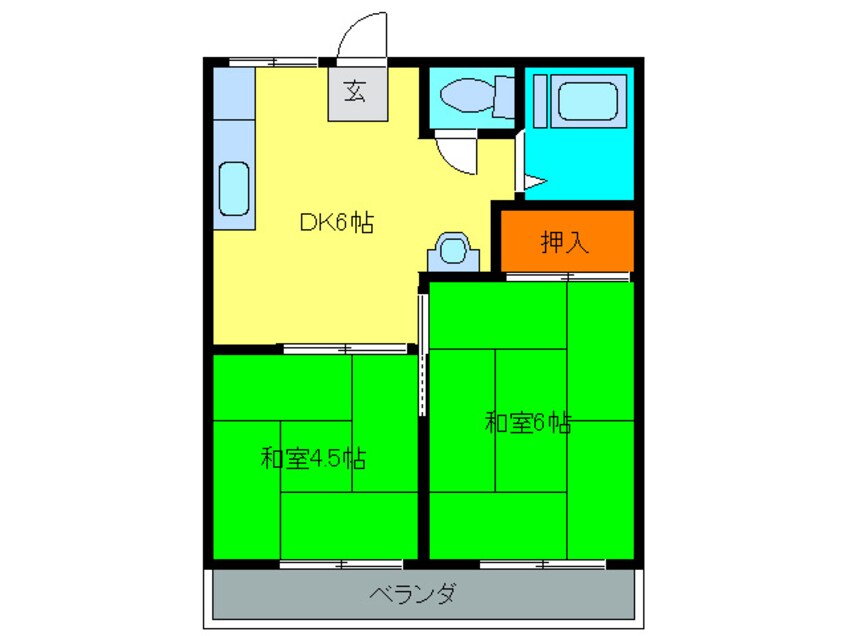 間取図 クリーンハイツ