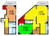 Ｔ－Ｈｏｕｓｅ守口 2LDKの間取り