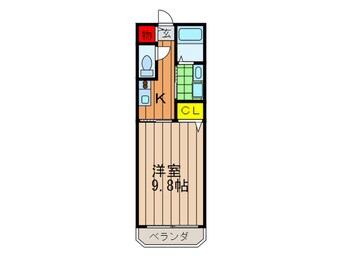 間取図 プラティ－クヌ－ヴォ－