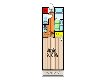 間取図 プラティ－クヌ－ヴォ－