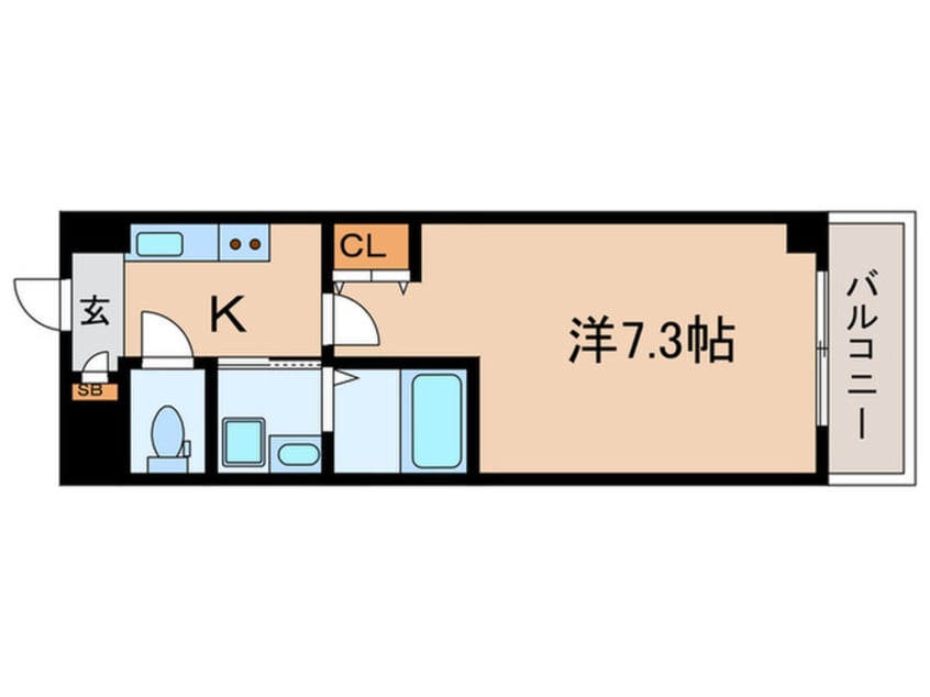 間取図 HⅡ南塚口