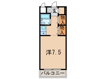 間取図 ｼｪﾙﾌﾌﾞﾗﾝ南甲子園