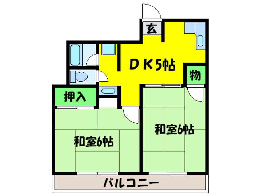 間取図 ハイム榎