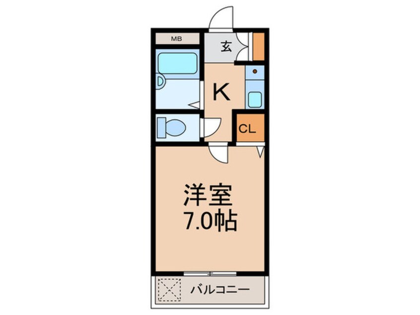 間取図 サンロレア1号館