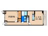 メディカル松下南EX 1LDKの間取り