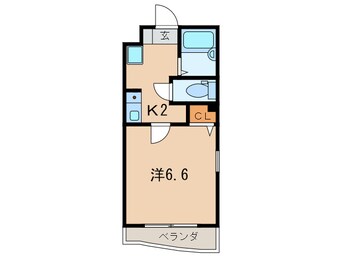 間取図 セントラル１５０１