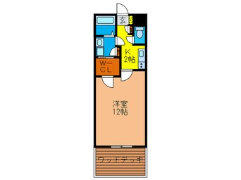 間取図 ル・クラージュ花屋敷