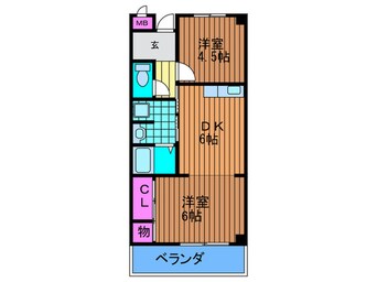 間取図 サバービア581