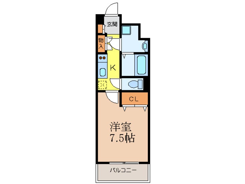 間取図 ベルヴィ江坂公園