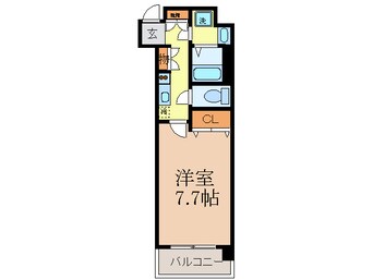 間取図 ベルヴィ江坂公園