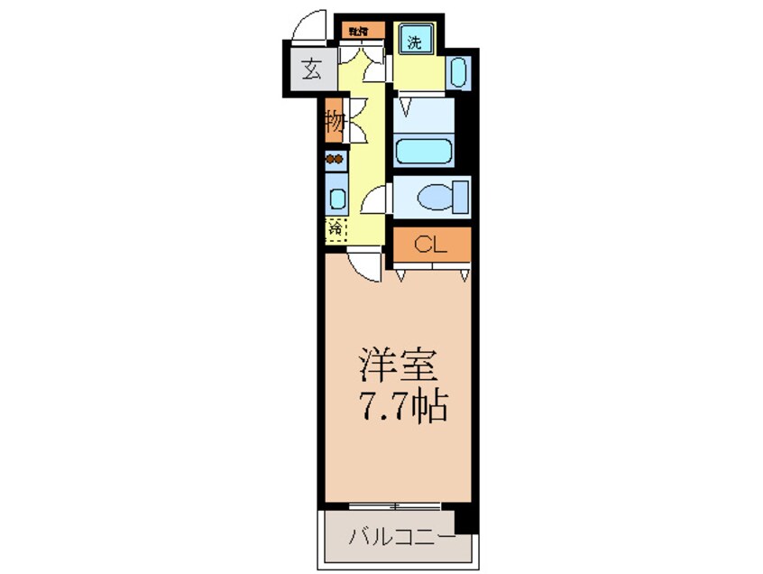 間取図 ベルヴィ江坂公園