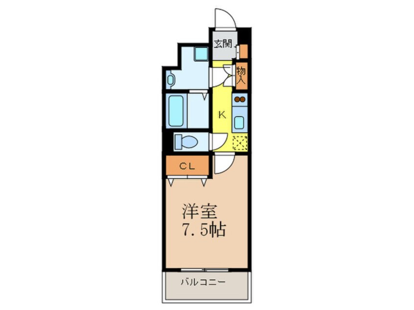 間取図 ベルヴィ江坂公園