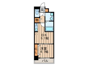 間取図 スプランディッド新大阪EAST