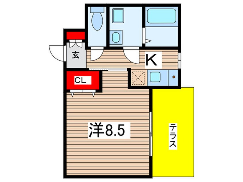 間取図 フォルム　タテクラ