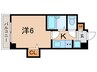 パラド－ル魚住Ⅱ 1Kの間取り