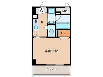 間取図 カルムクレ－ル２５８