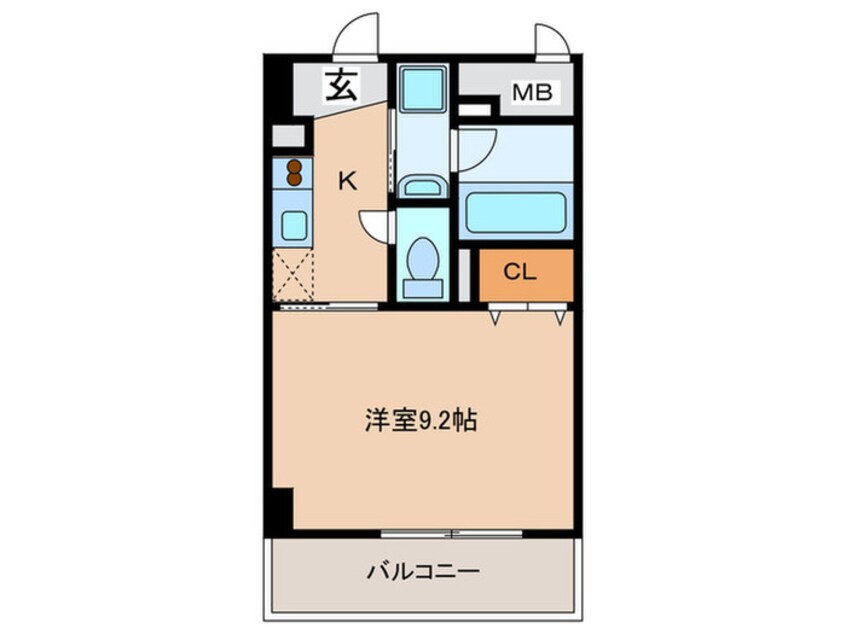 間取図 カルムクレ－ル２５８