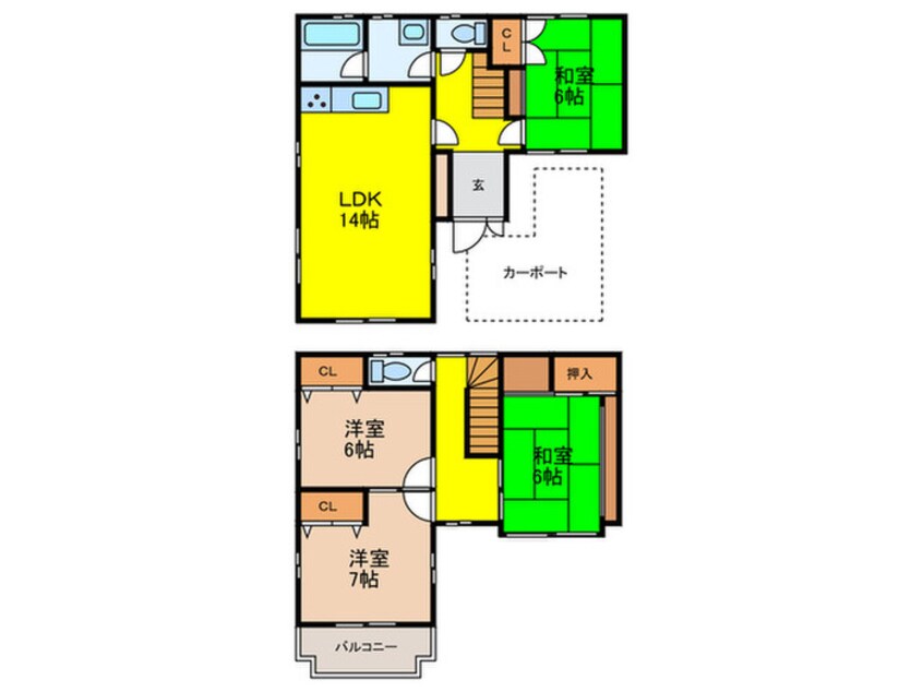 間取図 小戸３丁目戸建